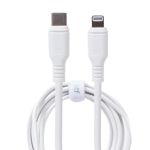 Cable Tipo C a Lightning 1.8m Carga Ultra Rápida 3A MFi Certificado