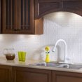 thumbnail image 5 of FASÄDE Terrain Decorative Vinyl Backsplash Panel in Gloss White (6X6 Inch Sample), 5 of 5