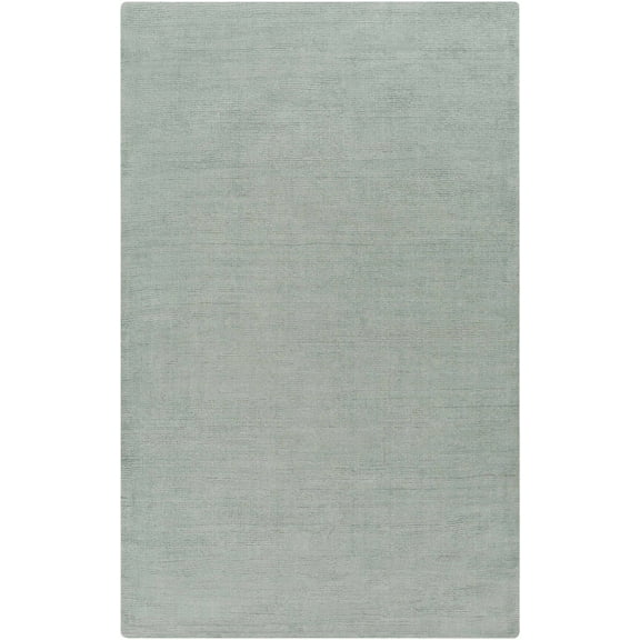 BoutiqueRugs Ticaboo Boho Hand Loomed Wool Natural Fiber Soft Area Rug - Modern Minimalist Solid Neutral Color Carpet for Living Room, Bedroom - Sage - 5' x 8' (5x8 Area Rug)