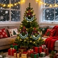 thumbnail image 4 of Decoraciones navideñas, adornos navideños, regalos de Navidad, corona navideña, colgante pequeño, decoración navideña para interiores, corona para árbol de Navidad, adorno colgante, manualidades colga, 4 of 6