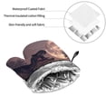 thumbnail image 6 of Naloa Dinosaur Moonlit Forest Oven Mitts and Pot Holders 4 pcs Set, Cooking Baking Grilling Kitchen Oven Glove for Cooking, 6 of 6