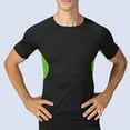 thumbnail image 2 of Tee Shirts Mens 2Xlt Tshirts for Men Men's Compression Shirts Short Sleeve Athletic Workout Shirt Rash Guard Base Layer Running Gym Undershirt Gear, 2 of 9