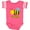 Football Pink and White, variant on Inktastic Bee Happy Boys or Girls Baby Bodysuit