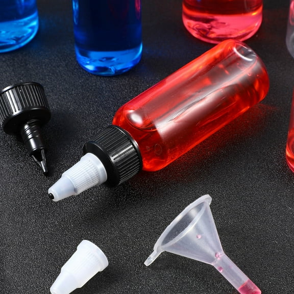 HEMOTON  Oil Bottle Dispenser Icing Clear Bottles for Decorating Squeeze Travel