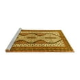thumbnail image 2 of Ahgly Company Machine Washable Indoor Round Persian Yellow Traditional Area Rugs, 6' Round, 2 of 4
