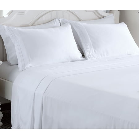 1800 Series 4 Piece Bed Sheet Set Deep Pocket Hotel Luxury Ultra Soft Sheets set
