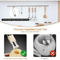 thumbnail image 7 of Red Bell Pepper Corer - Pepper, Pineapple, Pear, Apple Corer - 304 Stainless Steel, Rust Resistant, Designed for a Wide Range of Fruits and Vegetables - Easy to Clean, 7 of 7