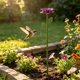 thumbnail image 5 of Drinker Feeder Flower Shape Water Feeder Metal Garden Stake For Outdoor Small, 5 of 5