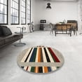 thumbnail image 3 of Ahgly Company Indoor Rectangle Contemporary Brown Abstract Area Rugs, 8' x 12', 3 of 6