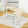 thumbnail image 7 of CHITOOMA 63″ Dual Motor L-Shaped Standing Desk, Built-in Power Outlets, Electric Height Adjustable , Large Power Strip Holder, Sit Stand Up Desk with 3 Preset Heights, Natural Wood, 7 of 7