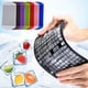 thumbnail image 1 of Mini bandeja para cubitos de hielo | Molde flexible de silicona de grado alimenticio con 160 celdas | Produce cubos pequeños de hielo de 10 mm | Fácil de desmoldar | Apta para lavavajillas | Para, 1 of 5