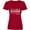 Red, variant on Inktastic He Is Risen Mirror Words Women's V-Neck T-Shirt
