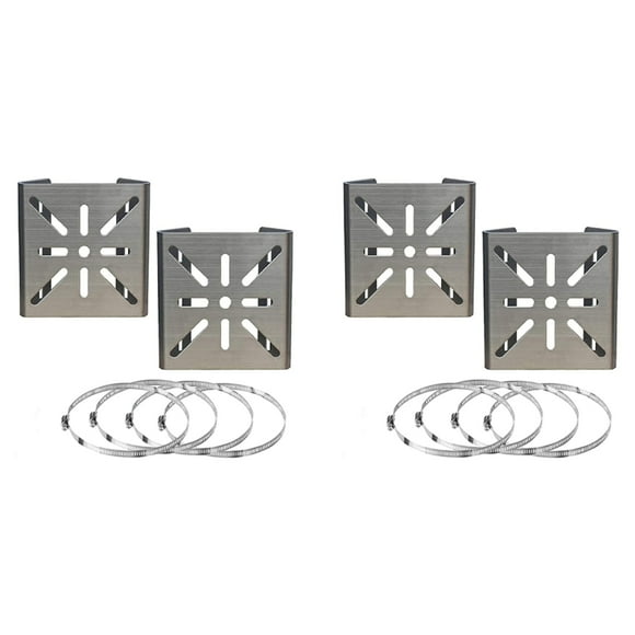 4X Universal Vertical Pole Mount Camera Bracket Wall Mounting Bracket for CCTV Security Camera PTZ Dome (C)
