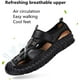 thumbnail image 2 of Xishao Sandalias de Playa de Cuero para Deportes Ocasionales para Hombres Zapatillas de Pescador refrescantes Zapatillas de Exterior duraderas Suaves y duraderas Xishao ropa, 2 of 2