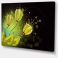 thumbnail image 2 of Golden Flowers Greeting Card, 2 of 3