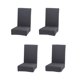 thumbnail image 1 of Injueey Fundas elásticas reutilizables para sillas de comedor, tamaño Universal, resistentes a las arrugas y duraderas, 4 piezas Decoración del hogar, 1 of 6