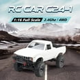 thumbnail image 2 of JIANFA C24 Crawler RC Car 1/16 Rock Crawler Truck, 4x4, 2.4GHz 4WD, White, with 1200mAh Battery, 2 of 5