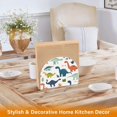 thumbnail image 6 of Yayeee Napkin Holder for Table Kitchen Paper Tissue Organization, Dinosaur Pattern, 6 of 8