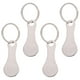 thumbnail image 2 of 4 llaveros de acero inoxidable con fichas para carrito de la compra, extractores portátiles para carritos., 2 of 7