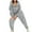 Grey, variant on Women Casual Loose Pants Long Sleeve Tops Hooded Set Athletic Suit Set S-135 Beige M