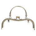 thumbnail image 2 of M-Shaped Embossed Hand-Pull Iron Bag Clasp Lock, Purse Frame, Tailor Accessories For DIY Crafts, 2 of 8