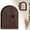 Brown, variant on Fairy Door Outlet Cover,Outlet Cover Door,Fairy Door Light Switch Cover for Conceals Wall Plates、 Switches、Stains、Wall Holes And Protects Child(Beige)