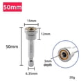 thumbnail image 1 of MYG NEW with Magnetic Ring Positioning Screwdriver Bits Woodworking Screw Hex Shank, 1 of 7