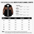 thumbnail image 5 of SPEEDRUN Mens Flannel Shirts Casual Long Sleeve Shirt Jacket for Men Button Down Flannel Plaid Shackets, 5 of 5