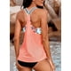 thumbnail image 4 of Camiseta sin mangas push-up de dos piezas con espalda en T para mujer, 4 of 7