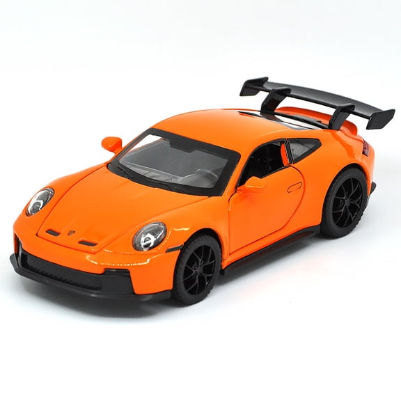 1: 32 is suitable for Porsche 911 GT3 alloy die-casting metal car models, with sound, light and rebound functions, children's toy car collection, boys' birthday gift