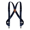 thumbnail image 2 of SGFCWSX Men's Utility X-Back Suspenders, Elastic 4-Clip Adjustable Outdoor Navy, 2 of 3