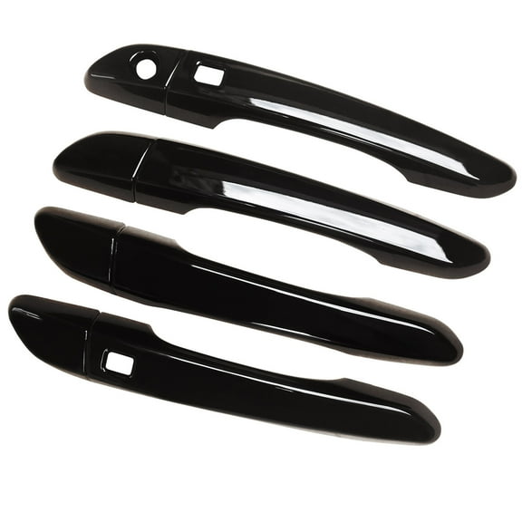 NINTE Door Handle Covers for 2016-2018 Hyundai Tucson Gloss Black with 2 Smart Keyholes