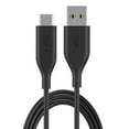thumbnail image 4 of (2 pack) Auto Drive USB-C to USB-A, 3ft, Charging & Data Sync Cable, PVC, Black, Single Pack, 4 of 11