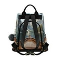 thumbnail image 2 of FORMRS Women's Travel Backpack Purse Anti-Theft Hidden Pockets Casual Shoulder Bag, Wooden Boat, 2 of 7