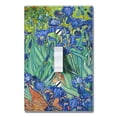 thumbnail image 1 of WIRESTER 1-Gang Toggle Wall Plate/Switch Plate Cover, Irises Vincent Van Gogh, 1 of 5