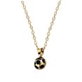 thumbnail image 4 of WHAMVOX Golden Alloy Women Necklace with Football Shape Pendant for Special Occasions and Gifts, 4 of 8