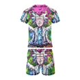 thumbnail image 4 of Rick And Morty Boys 2-Piece Swimsuit Set, Short Sleeve Rash Guard & Swim Trunks, 4 of 7