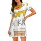 thumbnail image 1 of Disketp Home Cooking para Camisón Corto de Manga Corta para Mujeres, Camisón Cómodo con Escote Redondo, Bonito y Confortable, 1 of 6