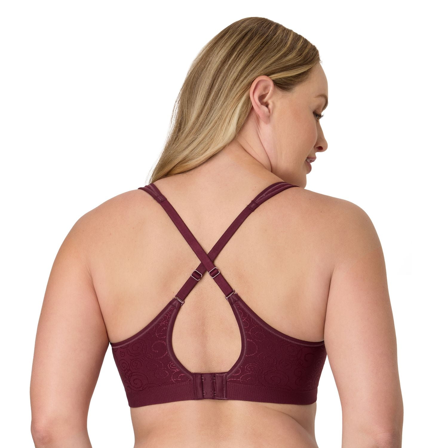 Bali Comfort Revolution Wireless Bra DF3463 Color: Juniper Blue Swirl Size: 40 B