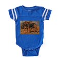 thumbnail image 1 of CafePress - FIN Bloodhound Portrait - Cute Infant Baby Football Bodysuit, 1 of 1