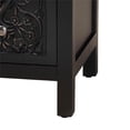 thumbnail image 6 of Baxton Studio Yelena Traditional Black Finished Wood 3-Drawer Storage Cabinet, 6 of 10