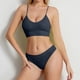 thumbnail image 1 of WILLBEST Brasier Tela De Mantequilla Conjunto De Sujetador Deportivo De Copa Triangular Francesa Con Tirantes Finos De Acero Extragrande, 1 of 4