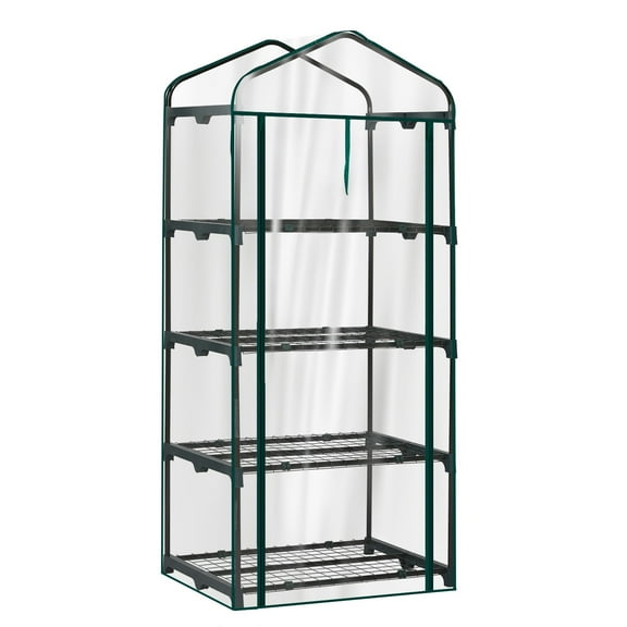 FGYRYK,4 Tier Mini Greenhouse Indoor Outdoor Portable Waterproof for Plant Flowers