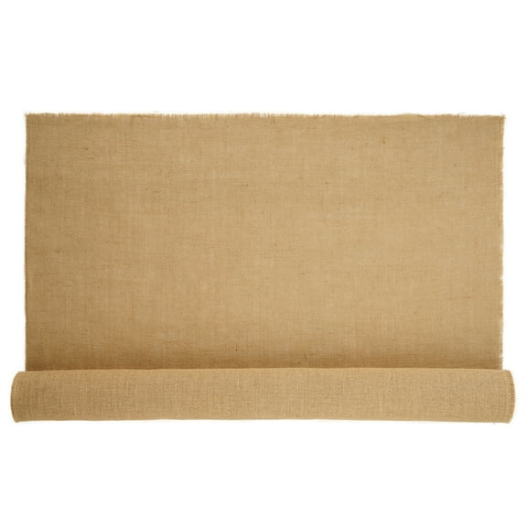 KFFKFF Natural Jute Burlap Roll, 40” x 30 ft & 50 x 50 High Density, Wide for DIY, Decorations, Weddings, Gardening, and Winter Plant Protection