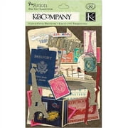 K & Company Cardstock Die-Cuts, Par Avion