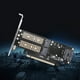 thumbnail image 5 of Adaptador de expansión 3 en 1 M2 NVMe SSD NGFF a PCIE 4X Tarjeta de expansión útil Negro, 5 of 9