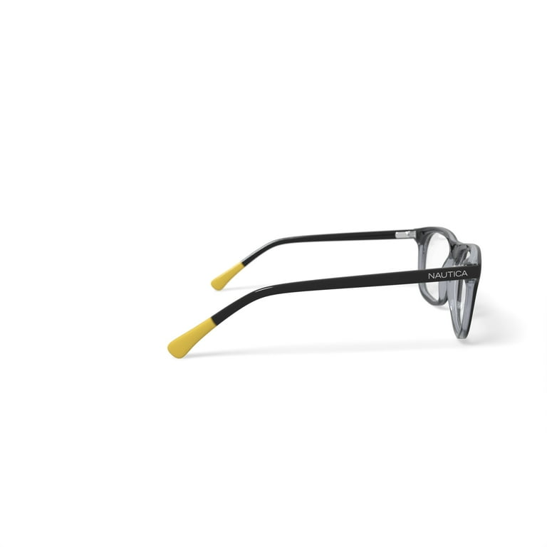Nautica Youth NBO206 Prescription Eyeglasses with Case, Black HSA