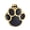 Gold Black, variant on Dog Paw Cremation Jewelry for Ashes Pet Memorial Necklace Ash Urn Keepsake with FREE Funnel Kit and Velvet Jewelry Box-[Gold Black]