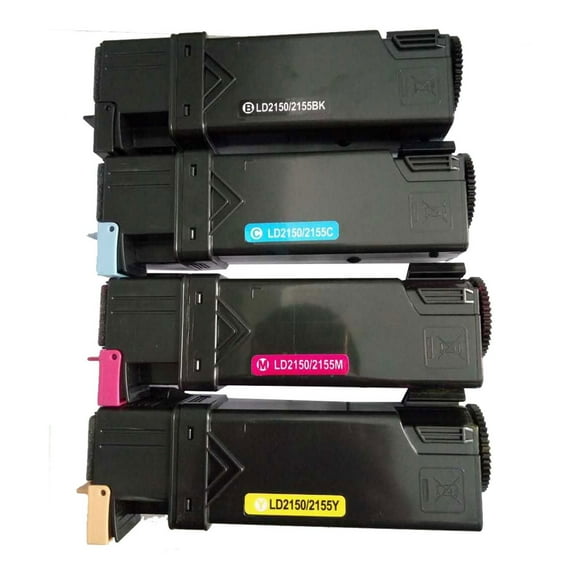 L-ink Compatible Dell 2150/2155 Toner Cartridge Set BK/C/M/Y (331-0716, 331-0717, 331-0718, 331-0719)