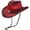 Red, variant on Slccxzc Unisex Summer Straw Cowboy Hat Wide Brim Sun Protection Panama Hat